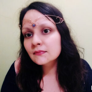 Diadem z miedzi "Elven Princess"