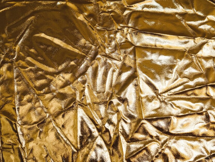 gold textile