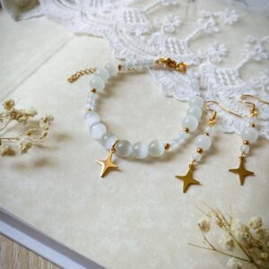 Komplet kocie oko "Light of Morning Star"